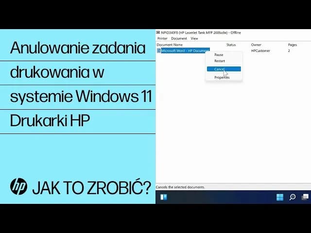 Jak usunąć kolejkę drukowania i uwolnić się od zablokowanych zadań