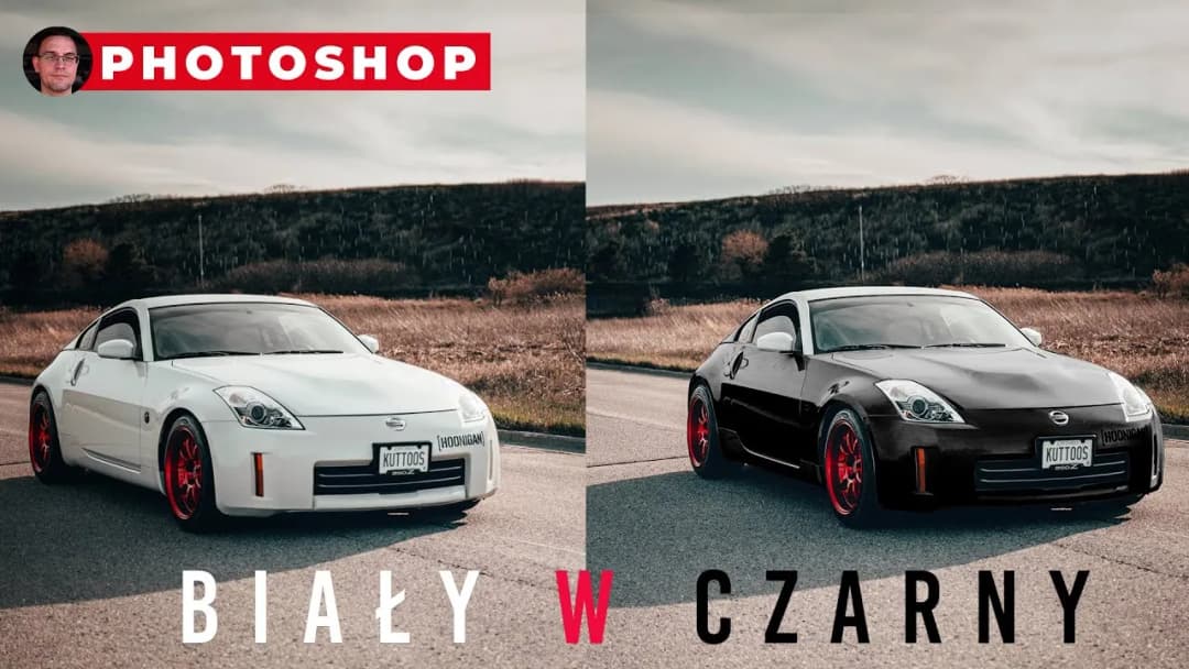 Jak zmienić kolor czarny na biały w Photoshopie w prosty sposób